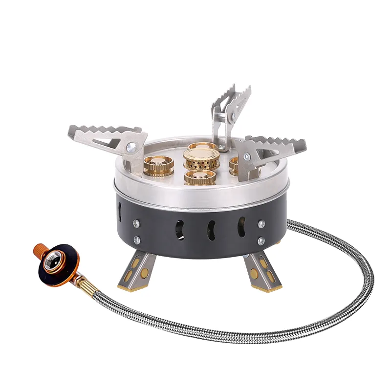 ORANGEGAZ portable butane gas stove Five burner ce-certified outdoor home camping gas stove
