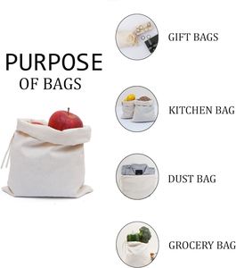 Bolsa de Lavandería Grande de Lona con Cordón, Bolsas de Compras de Lona de Algodón Orgánico para Hotel con Logotipo Impreso - Product Image 2