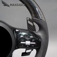Volant en cuir et fibre de carbone pour Mercedes-Benz AMG : Amélioration et modification du modèle ancien vers le nouveau