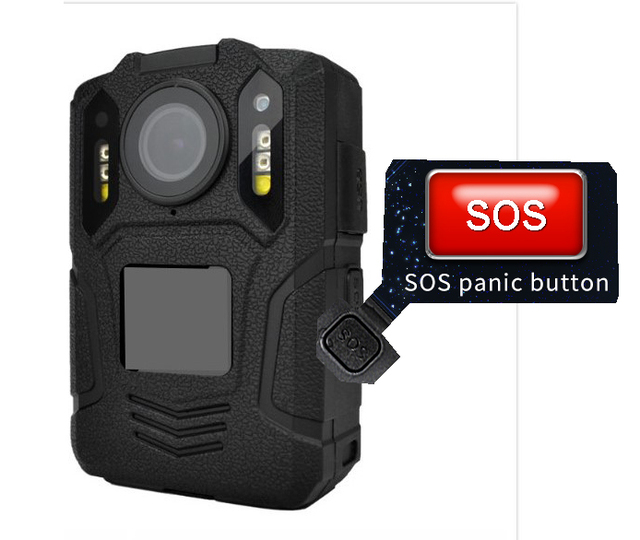 4G WiFi Portable DVR GPS Tracking Body Worn Camera Live Streaming CMSV6 Body Camera