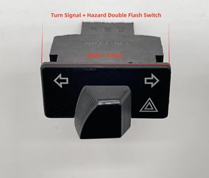 Accessoires pour motos, interrupteur de moto, clignotant de 34 mm avec interrupteur de signalisation d'avertissement, cinq interrupteurs principaux - Product Image 2