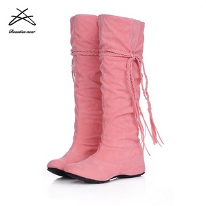 <span class=keywords><strong>Botas</strong></span> <span class=keywords><strong>de</strong></span> Invierno para <span class=keywords><strong>Mujer</strong></span> Estilo Nuevo RTS, <span class=keywords><strong>Botas</strong></span> <span class=keywords><strong>de</strong></span> Algodón con Suela Plana, Zapatos Bonitos para <span class=keywords><strong>Mujer</strong></span> - Product Image 4