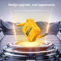Source Usine 100W 4-en-1 Super Rapide Charge Rétractable Câble de Données pour Téléphones Mobiles Écouteurs Montres Intelligentes PVC Mecha Cadeau