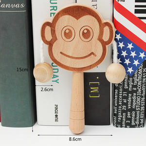 Juguete de Madera con Sonajero de Animales de Dibujos Animados, Caja de Juguetes de Construcción, Juguete para Masticar y Morder para Bebés, Venta al por Mayor - Product Image 3