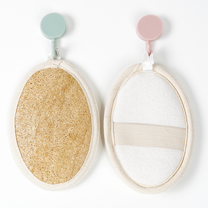 Éponge de luffa réutilisable pour gommage de bain naturel pour hommes femmes coussin de bain en luffa exfoliant éponge de lavage corporel en luffa - Product Image 5