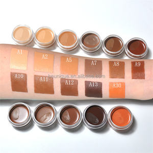 사용자 정의 고품질 방수 비건 재단 크림 윤곽 컨실러 개인 라벨 소프트 매트 메이크업 컨실러 크림 - Product Image 2