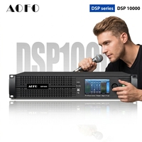 Amplificateur de puissance professionnel AOFO DSP10000 4x1300W Classe D DSP Dante avec écran tactile pour caissons de basses de scène