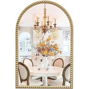 Wholesale High Quality Modern Style bead Frame Mirror Different Sizes Wall Decorative Mirrors