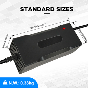 <span class=keywords><strong>Cargador</strong></span> de Batería de Litio de 12.6V 8A con Enchufe EU/US/UK, Protección Automática Contra Cortocircuitos OTP, Garantía de 36 Meses, para Scooter Eléctrico y Laptop - Product Image 2