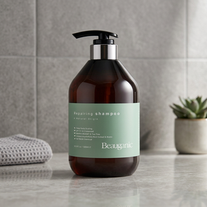 Beauganic Huile Capillaire Écologique Végétalienne à la Menthe Poivrée Nourrissante Hydratante Anti-Chute Réparatrice Anti-Pelliculaire et Régulatrice de Sébum - Product Image 3
