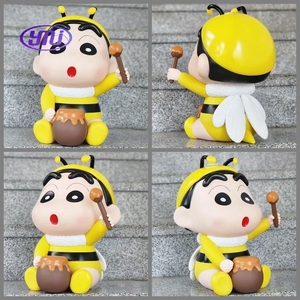 Crayon Shin Chan Shinnosuke Nohara หม้อน้ำผึ้งไฟกลางคืนไฟนั่งท่าตกแต่งโต๊ะบรรจุกล่อง - Product Image 2