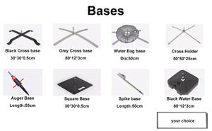 48h consegna rapida personalizzato 100% poliestere doppio lato stampa dello schermo pubblicitario Swooper bandiera di piume per bandiere promozionali - Product Image 5