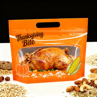Sacs de cuisson pour poulet de qualité alimentaire personnalisés, sacs en plastique refermables pour l'emballage alimentaire, sacs en plastique pour poulet au four