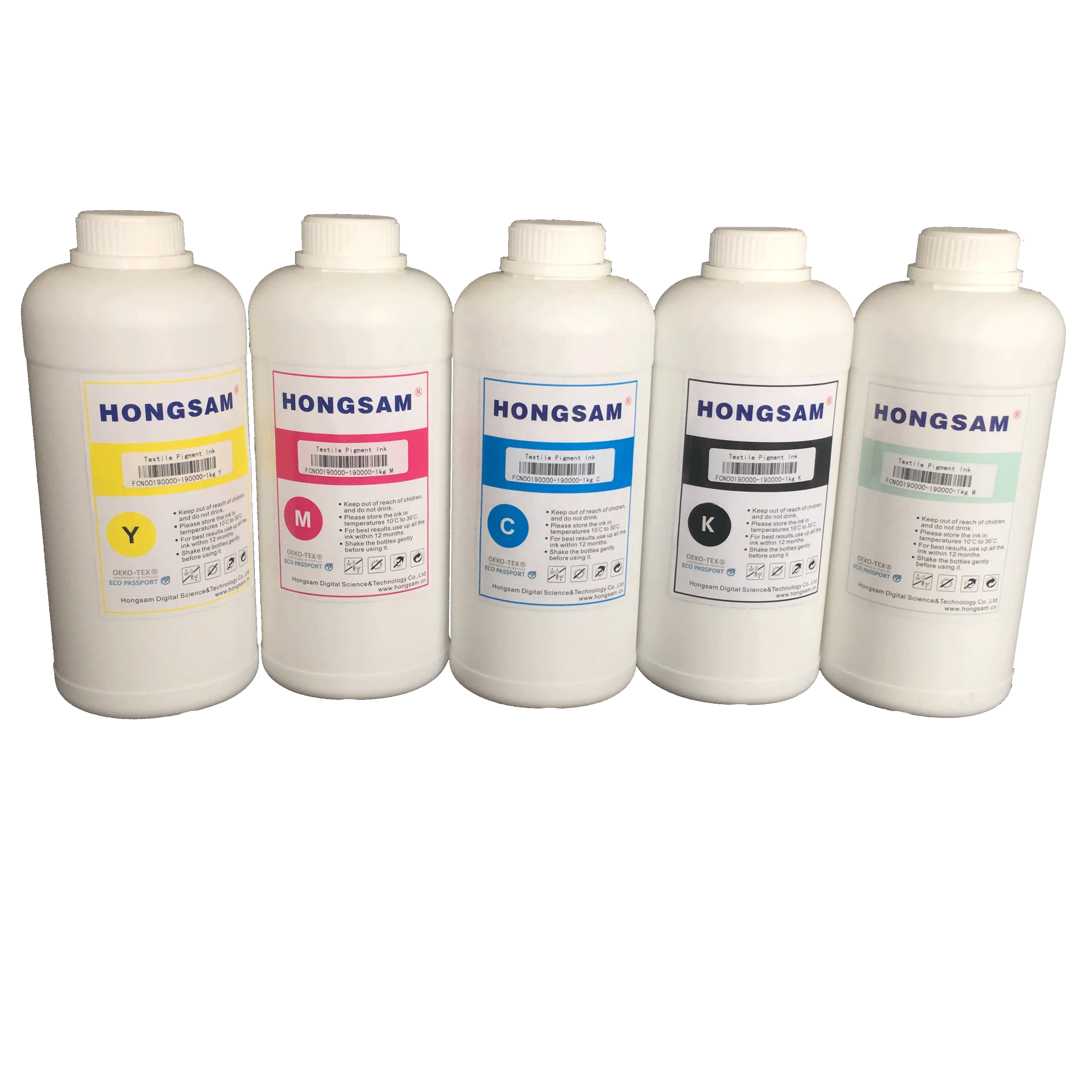 Hongsam Water Based New Technology Dtf Direct To Film Ink For Epson i3200 4720 dx5 xp600 heads