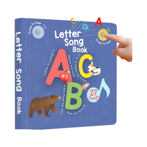 Conception OEM Module <span class=keywords><strong>de</strong></span> son existant Apprentissage 26 chansons <span class=keywords><strong>de</strong></span> <span class=keywords><strong>l</strong></span>'<span class=keywords><strong>alphabet</strong></span> Comptines ABC Livre <span class=keywords><strong>de</strong></span> chansons interactif avec <span class=keywords><strong>lettres</strong></span> pour 1 an - Product Image 1
