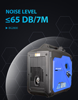 Silent 3000W 2500W 2800W Tragbarer Wechsel richter Benzin generator 120V/230V 3KW Hoher Wirkungsgrad