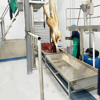 Bon fournisseur équipement d'abattoir machine de démasquage ligne d'abattage de bovins pour machines d'abattage de vaches