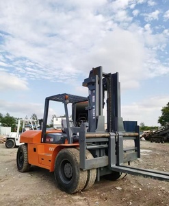 <b>Used</b> Heli Diesel Forklift Truck 10 Ton Power Japanese Engine 1500mm Fork Length 6 Months Warranty Retail - Product Image 3