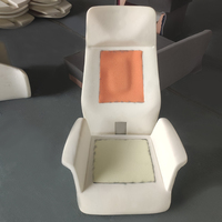 Chaises de salle de réunion modernes et luxueuses, inclinables, en cuir PU marron, chaise de bureau confortable pour invités, réglable en hauteur, pivotante, garantie 2 ans