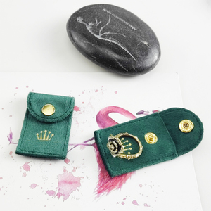 Bolsa de Terciopelo Personalizada, Bolsa de Ante Tipo Sobre, Bolsa de Microfibra Elegante para Exhibición de Joyería, Bolsa de Regalo para Aretes y Collares - Product Image 4