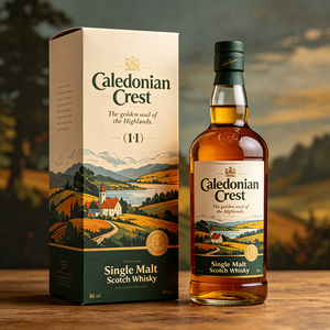 Premium Personalisierte UV-Bedruckte Geprägte Weiße Karton Single Malt Whisky Faltbare Tuck-End Verpackungsbox - Product Image 2