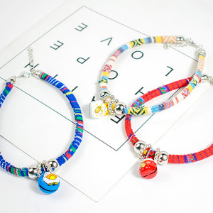 Venta directa de fábrica de collares de campana de estilo étnico con dibujos animados, collares de osito de peluche, accesorios para gatos y perros, collares para mascotas. - Product Image 4
