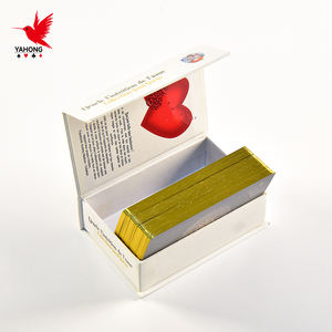Poker Deck Plastic Oracle <span class=keywords><strong>Tarot</strong></span> Paper Guidebook y tarjetas de afirmación con logotipo personalizado Lenguaje secreto de Light Oracle Cards - Product Image 1