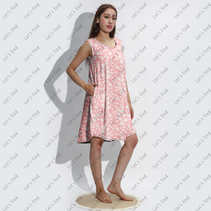 Elegante Vestido de Verano sin Mangas con Cintura Alta para Mujer, Control de Abdomen, Estampado Digital 3D Vibrante, Uso Diario Informal - Product Image 2