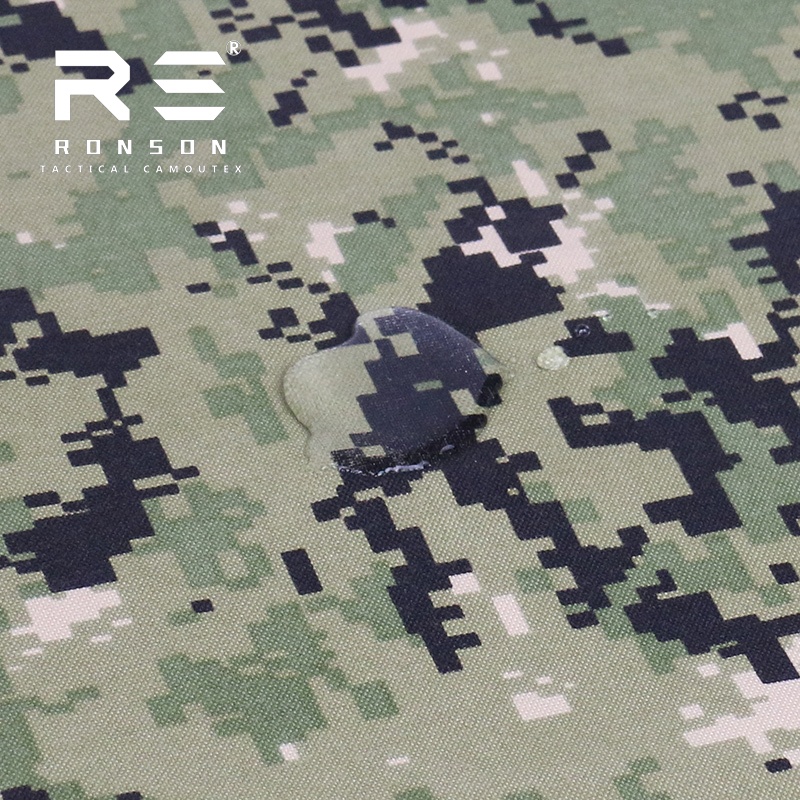 US AOR2 Digital Woodland Camouflage Printed Waterproof 500d Nylon Cordura PU Coated Durable Use for Tactical Gear and Outdoor