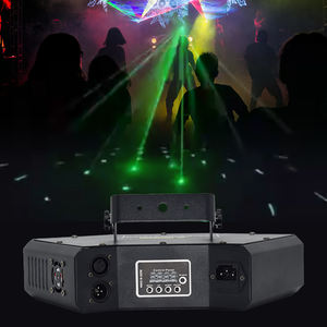 Patrón de escaneo RGB de alta visibilidad Luz láser LED Disco DJ Club nocturno en forma de abanico Entretenimiento de escenario - Product Image 1