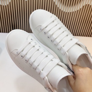 Zapatillas Deportivas de Lujo de Diseñador 2026, con Detalle de Diamantes, Suela Gruesa, Transpirables, Blancas, Cerradas, para Parejas, Casuales - Product Image 2