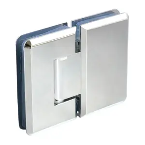 Heavy Duty Stainless steel 180 degree glass Screen Panel Clamp Shower Hinge