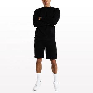 Vêtements de sport pour hommes, ensemble décontracté, court, avec Shorts assortis, t-shirt double surdimensionné, de course, collection - Product Image 5