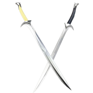 Le Seigneur des Anneaux <span class=keywords><strong>Hobbit</strong></span> Épée-Bête Morsure Solin Elfe Roi Cos Arme Modèle 99cm Plastique Mousse Durable pour Cosplay - Product Image 1