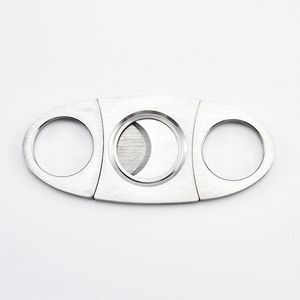 Coupe-cigares <span class=keywords><strong>à</strong></span> double lame en acier inoxydable, guillotine en forme <span class=keywords><strong>de</strong></span> 8, <span class=keywords><strong>ciseaux</strong></span> <span class=keywords><strong>à</strong></span> cigares portables - Product Image 2