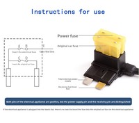 Porte-fusible de voiture, adaptateur de circuit supplémentaire, adaptateur de fusible TAP 12V 24V 32V, mini lame ATO ATC ATM APM, porte-fusible pour voitures, camions, bateaux