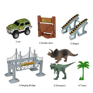 แทร็คไดโนเสาร์รถแข่งของเล่นสำหรับเด็ก,แทร็คที่มีความยืดหยุ่นของเล่นเด็กขายร้อนชุดรถแข่งปีนเขา Flexile Diy <span class=keywords><strong>Dino</strong></span> ติดตามไดโนเสาร์ - Product Image 6