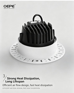 Tief Eingelassener Randloser Downlight mit Blendschutz, Verdeckter <span class=keywords><strong>LED</strong></span>-Deckenstrahler - Product Image 2