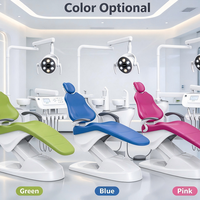 Fauteuil dentaire ergonomique réglable avec lampe d'opération pour usage dentaire humain, traitement des dents et gestion des maladies buccales