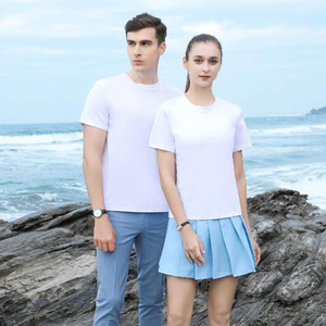 T-shirts de golf polo en coton 100% personnalisé pour femmes disponibles en blanc marine et rouge - Product Image 3