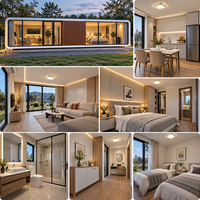 Maisonnette préfabriquée Apple Cabin, maison capsule, maison modulaire pour Airbnb, pour utilisation en glamping ou en hôtel