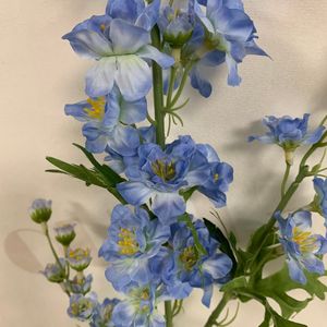 AO-07 all'ingrosso di seta <span class=keywords><strong>lungo</strong></span> stelo Delphinium fiori <span class=keywords><strong>viola</strong></span> floreale matrimonio & casa disposizione - Product Image 4