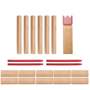 Juego de Kubb Vikingo de Madera con Bolsa de Almacenamiento, Juguete de Actividad para Jardín al Aire Libre para Familiares y <span class=keywords><strong>Amigos</strong></span>, Suministros para Fiestas y Ocio Recreativo - Product Image 3