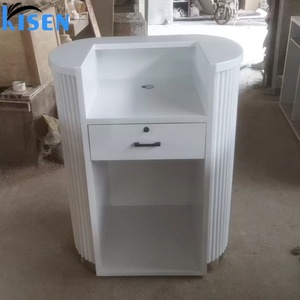 Kisen - Mesa de Recepción Moderna y Lujosa, Personalizable en Tamaño y Color, Mostrador para Salón de Uñas, para Uso en Salones de Belleza y Centros Comerciales - Product Image 2