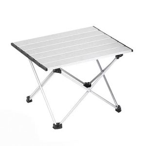 Mesa de Picnic Plegable Portátil Ligera de Aluminio, Enrollable, Ultraligera, para Campamento y Senderismo al Aire Libre - Product Image 4