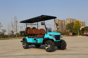Carrito de Golf Todoterreno Elevado de 6 Plazas con Neumáticos para Caza, Diseño Nuevo de Sharefer, en Venta, con Batería LFP - Product Image 3