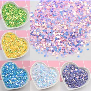 Lote de 50g de Lentejuelas Brillantes en Forma de Corazón de 3mm para Uñas, Costura, Accesorios de Ropa, Manualidades DIY, Decoración Festiva, Confeti - Product Image 2