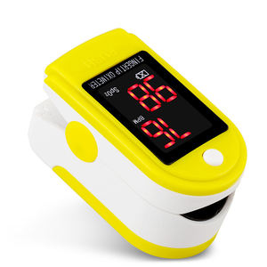 Moniteur <span class=keywords><strong>de</strong></span> fréquence cardiaque et d'oxygène sanguin à domicile avec affichage LED tricolore bleu, blanc et jaune, arrêt automatique - Product Image 3