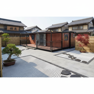 Maison conteneur extensible de luxe de 40 pieds : Villa préfabriquée contemporaine de 2 à 3 chambres, maison mobile moderne en bois et acier - Product Image 3