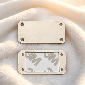Plaque de logo métallique personnalisée de haute qualité avec adhésif 3M, étiquette de marque en alliage de zinc pour meubles, sacs à main, appareils électroménagers - Product Image 2